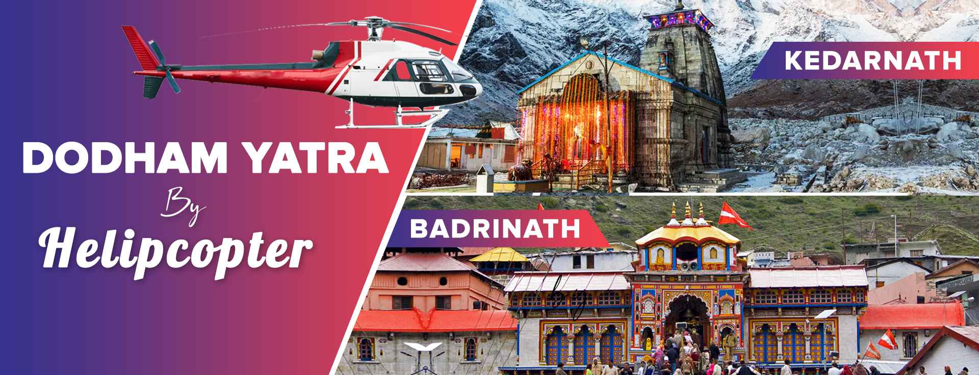 Do Dham Yatra by Helicopter | UK Yatra